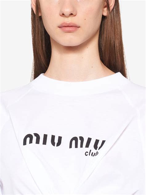 miu miu t shirt blue|miumiu t-shirts grey.